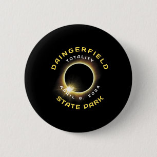 Staat Park Texas Solar Eclipse 8. April 2024 Button