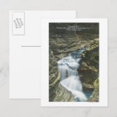Staat Park View of Diamond Falls Postkarte (Vorne/Hinten)