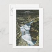 Staat Park View of Diamond Falls Postkarte (Vorne/Hinten)