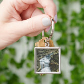 Staat Park View of Diamond Falls Schlüsselanhänger (Hand)
