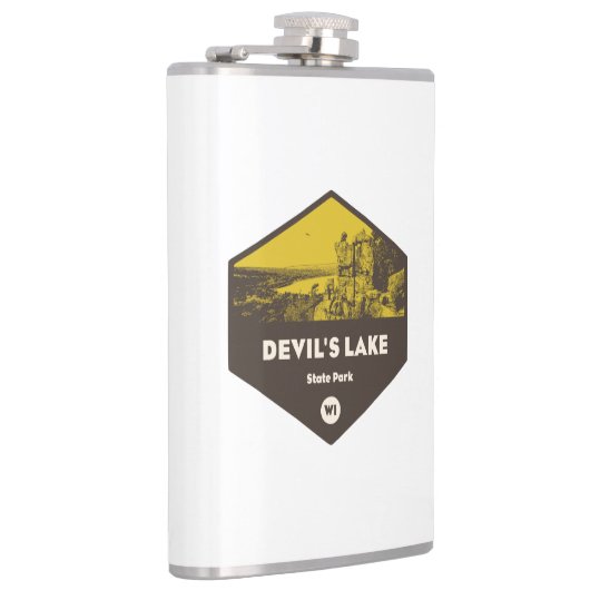 Staat Park Wisconsin Flachmann (Rechts)