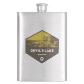 Staat Park Wisconsin Flachmann (Vorderseite)