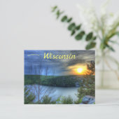 Staat Park Wisconsin Postkarte (Stehend Vorderseite)