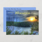 Staat Park Wisconsin Postkarte (Vorne/Hinten)
