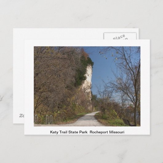 Staat Parkplätze Postkarte (Vorne/Hinten)