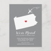 Staat Pennsylvania Post Card verschieben Postkarte (Vorderseite)