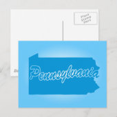 Staat Pennsylvania Postkarte (Vorne/Hinten)