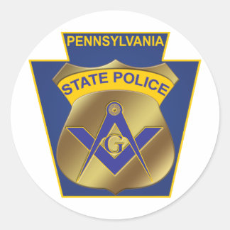 Staat Pennsylvania Runder Aufkleber