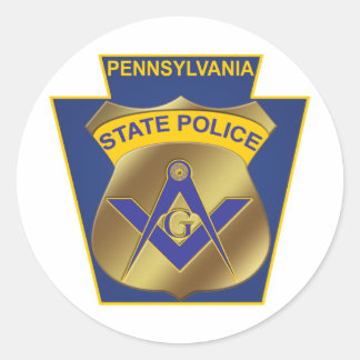 Staat Pennsylvania Runder Aufkleber