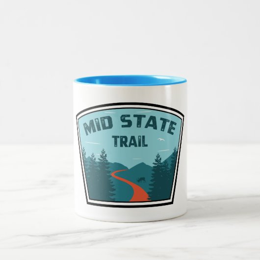 Staat Pennsylvania Zweifarbige Tasse (Mittel)