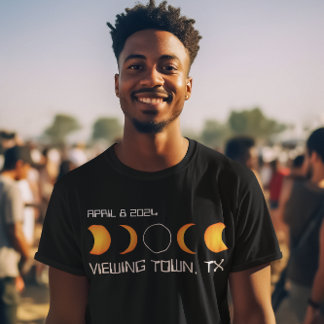 Staat personalisierte Stadt Gesamtsolaristin 2024 T-Shirt