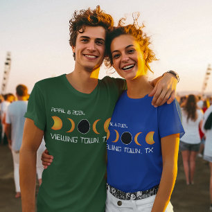Staat personalisierte Stadt Gesamtsolaristin 2024 T-Shirt
