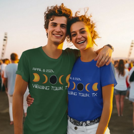 Staat personalisierte Stadt Gesamtsolaristin 2024 T-Shirt