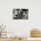 STAAT POLICE MOTORRADYKLUS POLIZIST c. 1923 Poster (Küche)