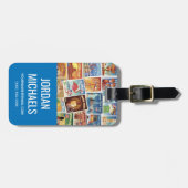 Staat-Porto-Briefmarken Gepäckanhänger (Vorderseite horizontal)