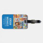 Staat-Porto-Briefmarken Gepäckanhänger (Rückseite horizontal)