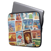 Staat-Porto-Briefmarken Laptopschutzhülle (Vorderseite Links)