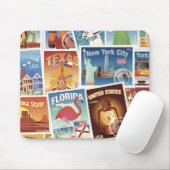 Staat-Porto-Briefmarken Mousepad (Mit Mouse)