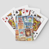 Staat-Porto-Briefmarken Spielkarten (Rückseite)