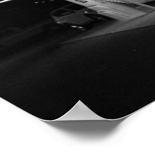 Staat Road 66 Diner Retro Poster (Ecke)