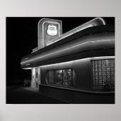 Staat Road 66 Diner Retro Poster (Vorne)