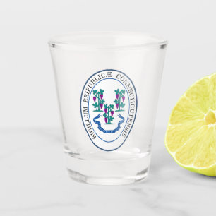 Staat Siegel Connecticut, USA Schnapsglas