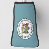 Staat Siegel Delaware Golf Headcover (Rotieren 90)