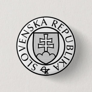 Staat Siegel der Slowakei Button