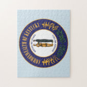 Staat Siegel Kentucky. Puzzle (Vertikal)