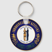 Staat Siegel Kentucky Schlüsselanhänger (Vorderseite)