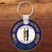 Staat Siegel Kentucky Schlüsselanhänger (Vorderseite)