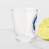 Staat Siegel Louisiana Schnapsglas (Links)