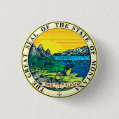 Staat Siegel Montana (USA) Button (Vorderseite)