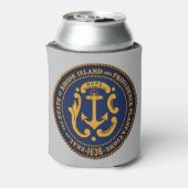 Staat Siegel Rhode Island Dosenkühler (Kanne Rückseite)