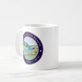 Staat Siegel South Dakota Kaffeetasse (Vorderseite Links)