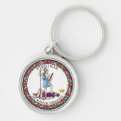 Staat Siegel Virginia Schlüsselanhänger (Vorne)