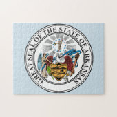 Staat Siegel von Arkansas. Puzzle (Horizontal)