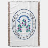 Staat Siegel von Connecticut Decke (Vorderseite Vertikal)