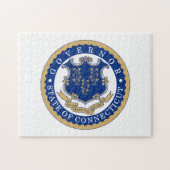 Staat Siegel von Connecticut. Puzzle (Horizontal)