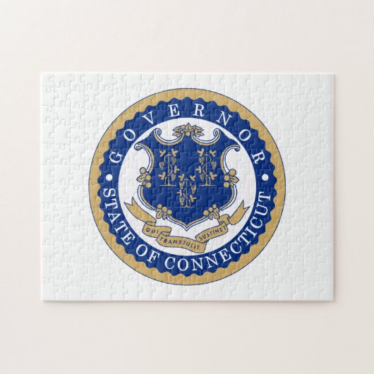 Staat Siegel von Connecticut. Puzzle (Horizontal)