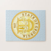 Staat Siegel von Georgien. Jigsaw Puzzle (Horizontal)