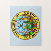 Staat Siegel von Idaho. Puzzle (Vertikal)