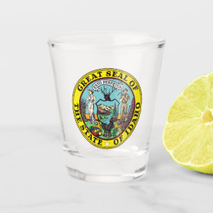 Staat Siegel von Idaho Schnapsglas