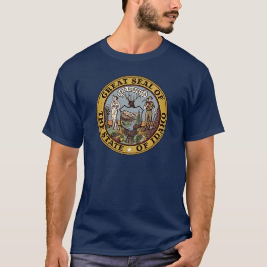 Staat Siegel von Idaho T-Shirt (Vorderseite)