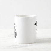 Staat Silhouette mit Michigan Made Typografy Kaffeetasse (Mittel)