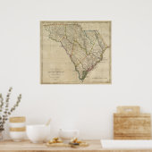 Staat South Carolina 3 Poster (Küche)