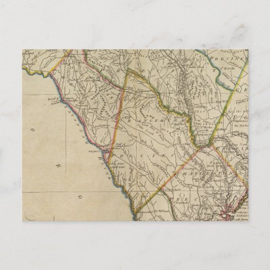 Staat South Carolina 3 Postkarte (Vorderseite)