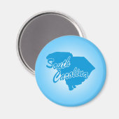 Staat South Carolina Magnet (Vorderseite/Rückseite)