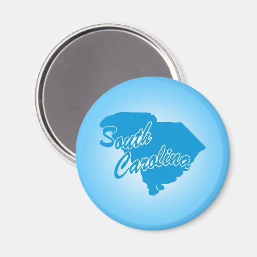 Staat South Carolina Magnet (Vorderseite/Rückseite)