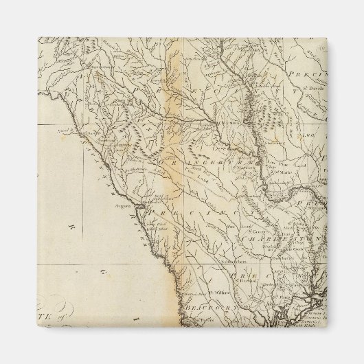 Staat South Carolina Magnet (Vorne)